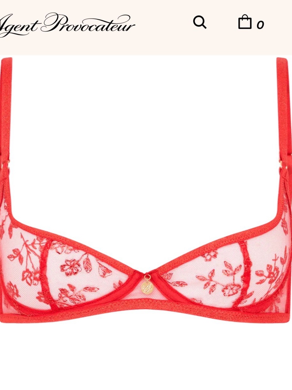 Agent Provocateur Zadi Demi Underwire Bra